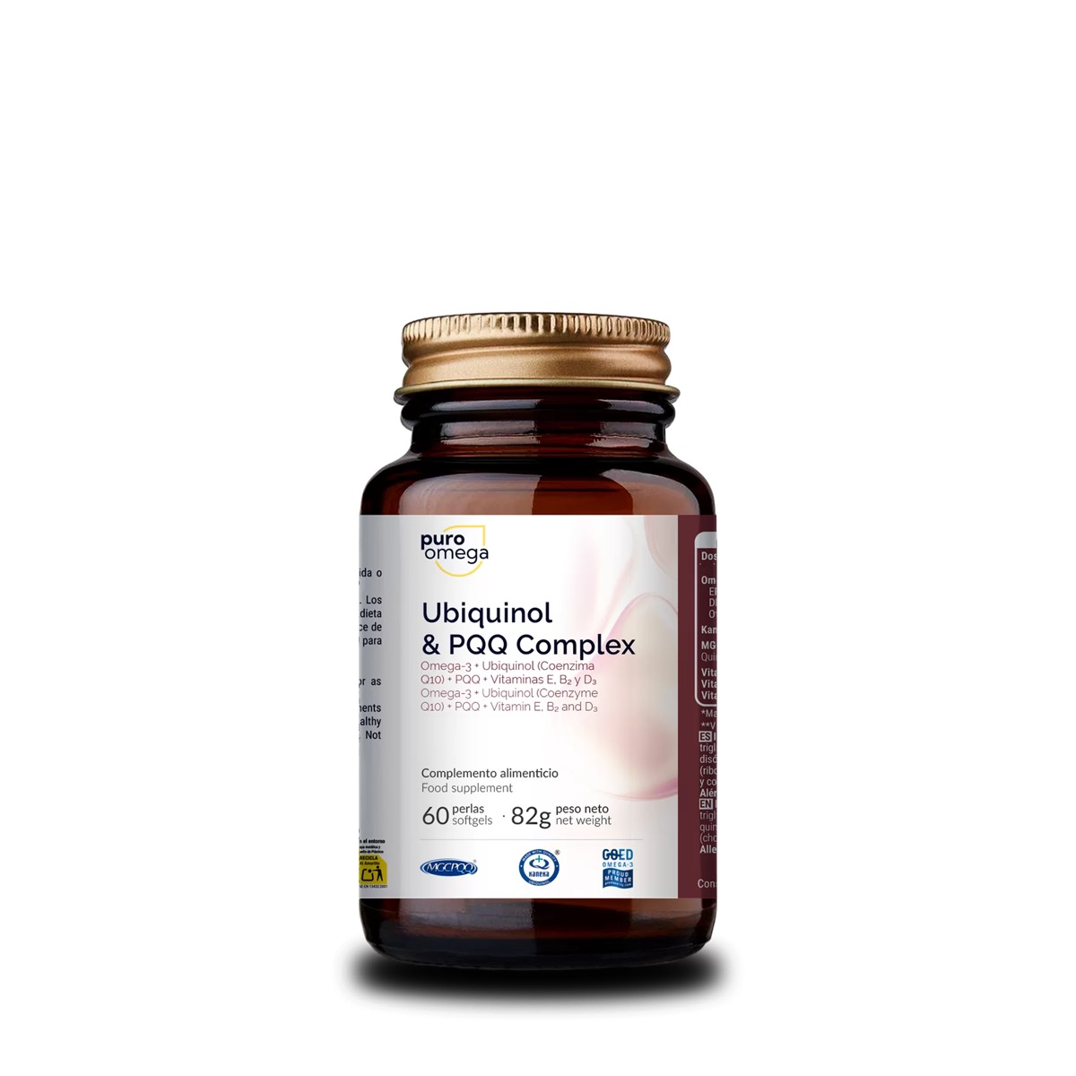 Ubiquinol & PQQ Complex Puro Omega 60 perlas
