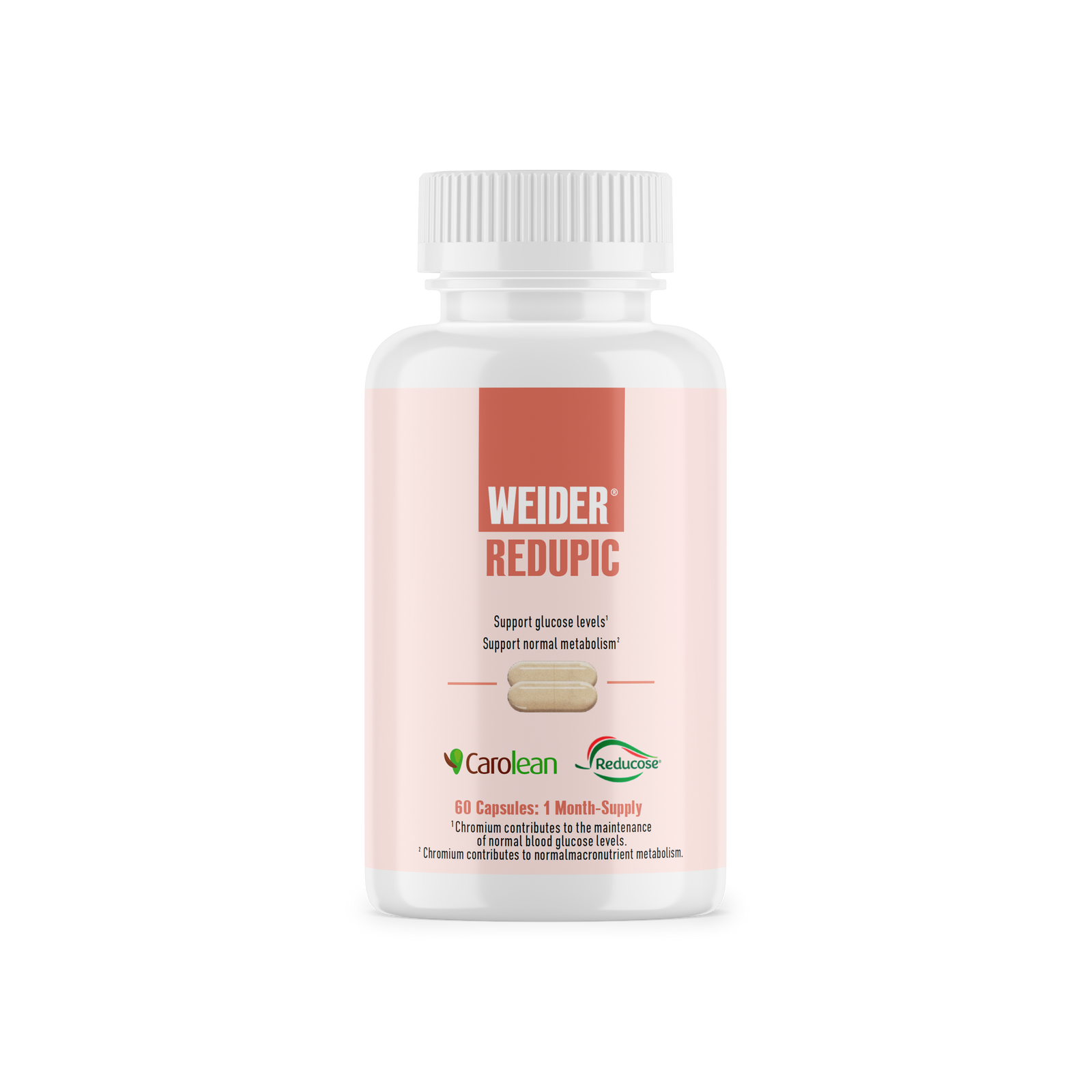 Redupic Weider 60 capsules with Carolean, Reducecose and chromium